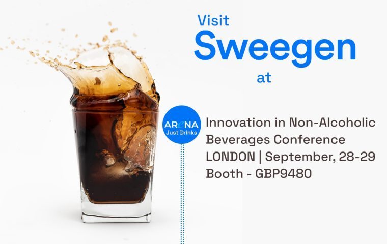 Sweegen at Innovation in Non-Alcoholic Beverages Sept 28 to 29, 2022 – Booth #GBP9480